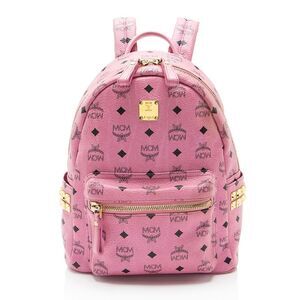 MCM Visetos Side Studs Stark Small Backpack